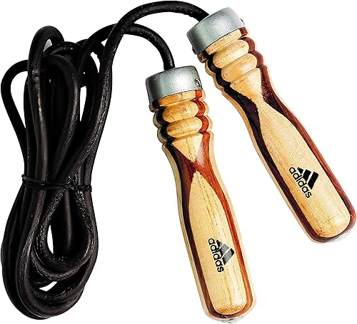 adidas Cuerda de salto de Lether con rodamiento de bolas de estilo retro