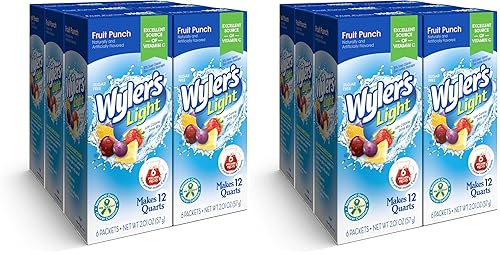 Vista 20 de Wyler's Light Paquetes de jarra, mezcla de bebida de agua, té helado de melocotón, 6 cajas (36 paquetes de jarra)