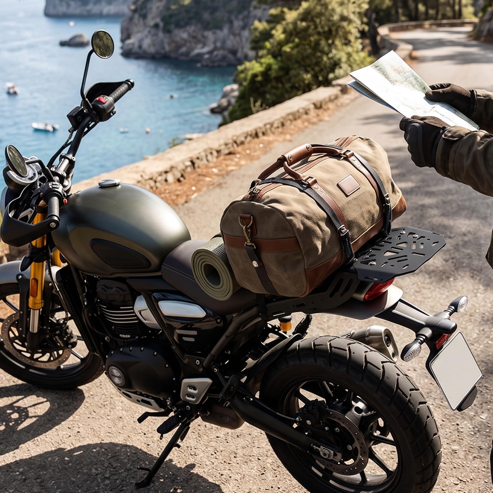 Cuifati Support de Bagages Arrière, Porte-Bagages pour Scrambler 400X