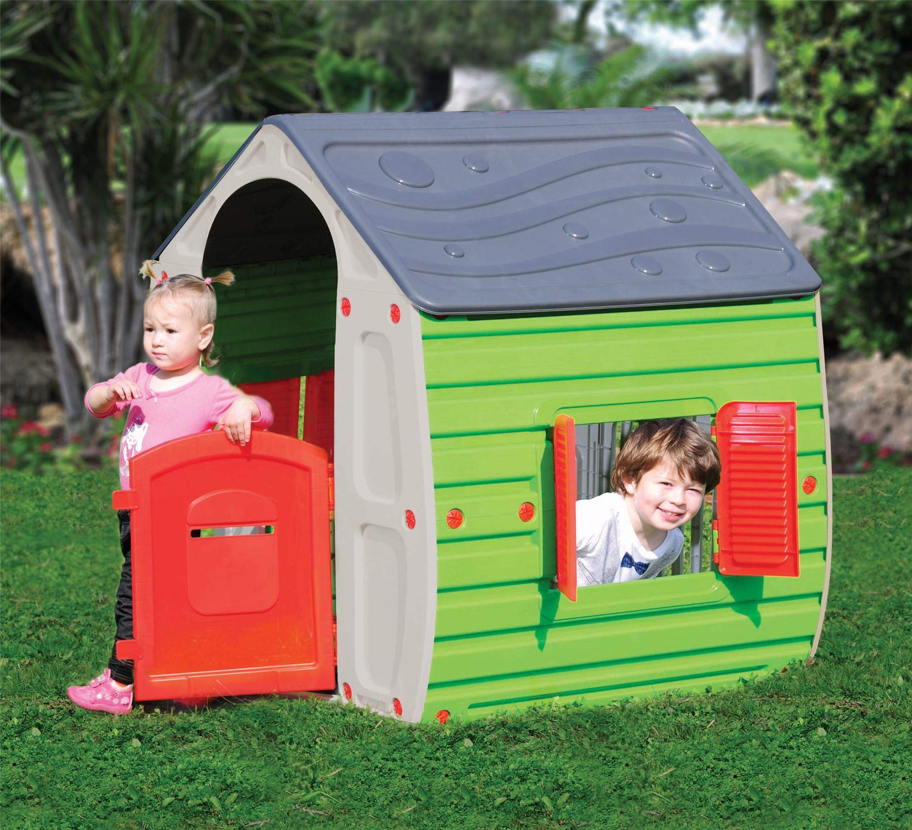Kids Plastic Magical Playhouse With Gray Roof Desertcart Seychelles
