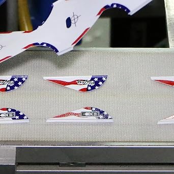 Bohning Blazer Vane Combo 36 Pack, White/American Flag