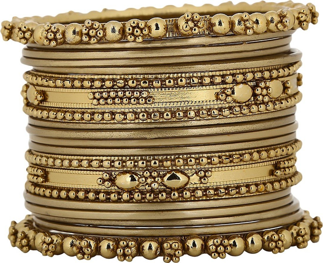 JDX Gold Plated Traditional Fancy Bangle Occasion for Women