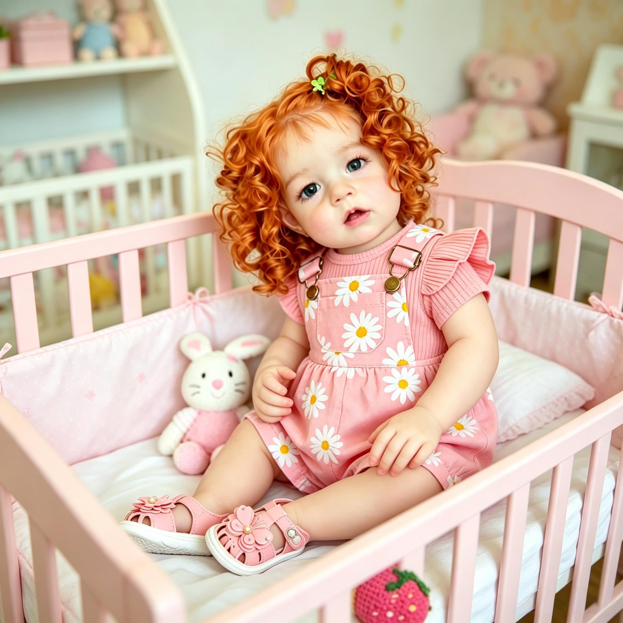RXDOLL Bambole Reborn di grandi dimensioni da 71,1 cm, realistiche, in morbido tessuto di vinile, realistica, dall'aspetto realistico, fatta a mano, per bambini dai 3 anni in su