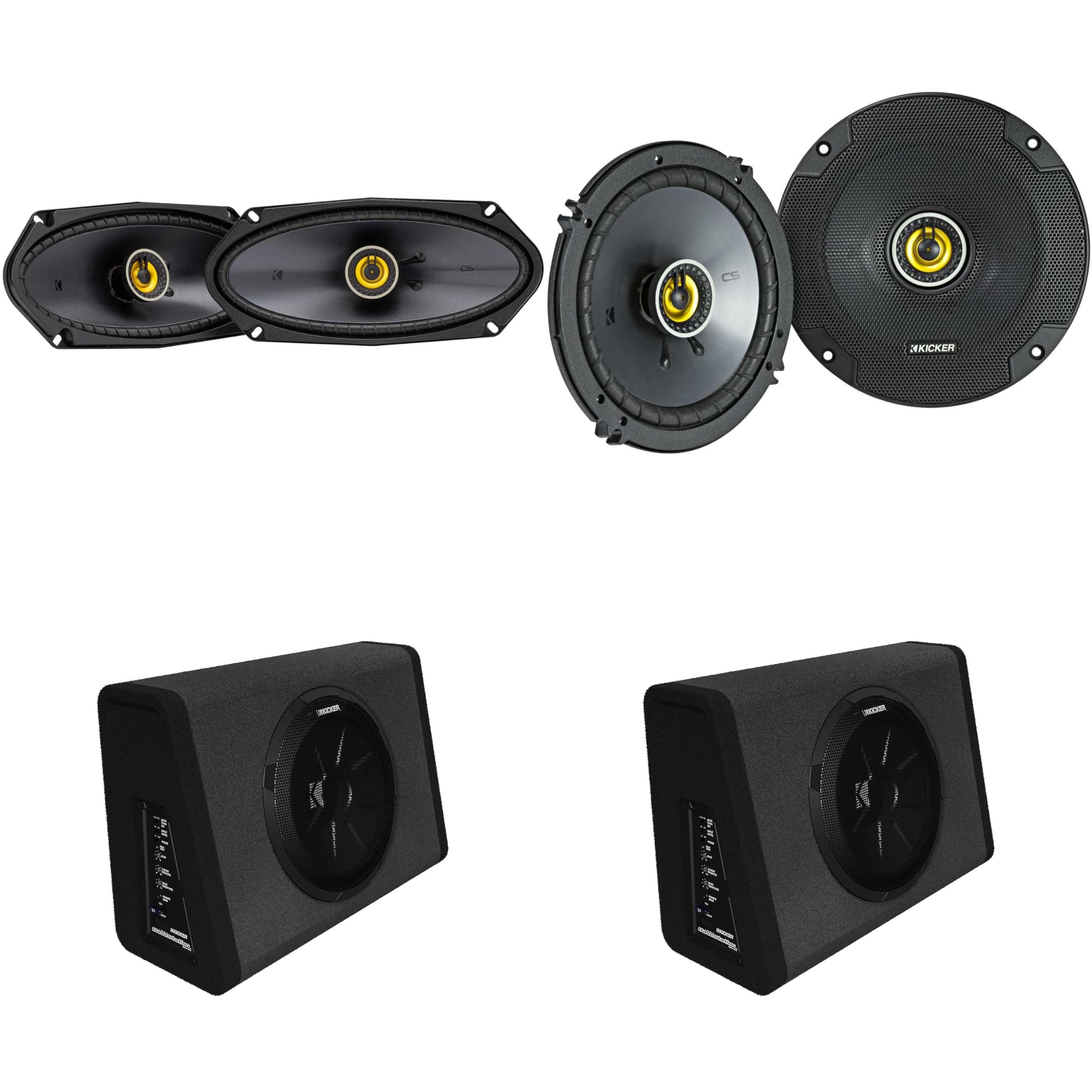 Kicker (2) 11PT250 Powered Truck Enclosure & 50CSC4104 4x10, 46CSC654 6.5