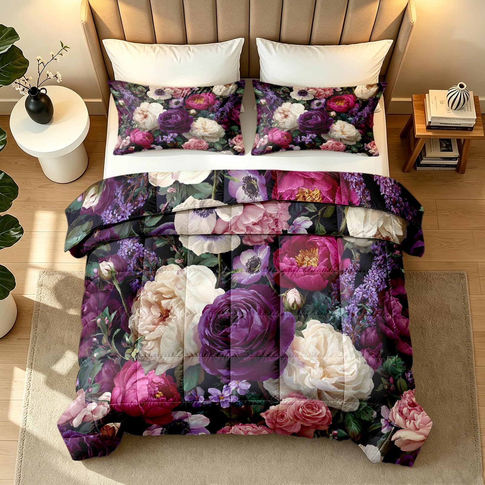 Couette 240x260 4 saisons en duvet synthétique haut de gamme