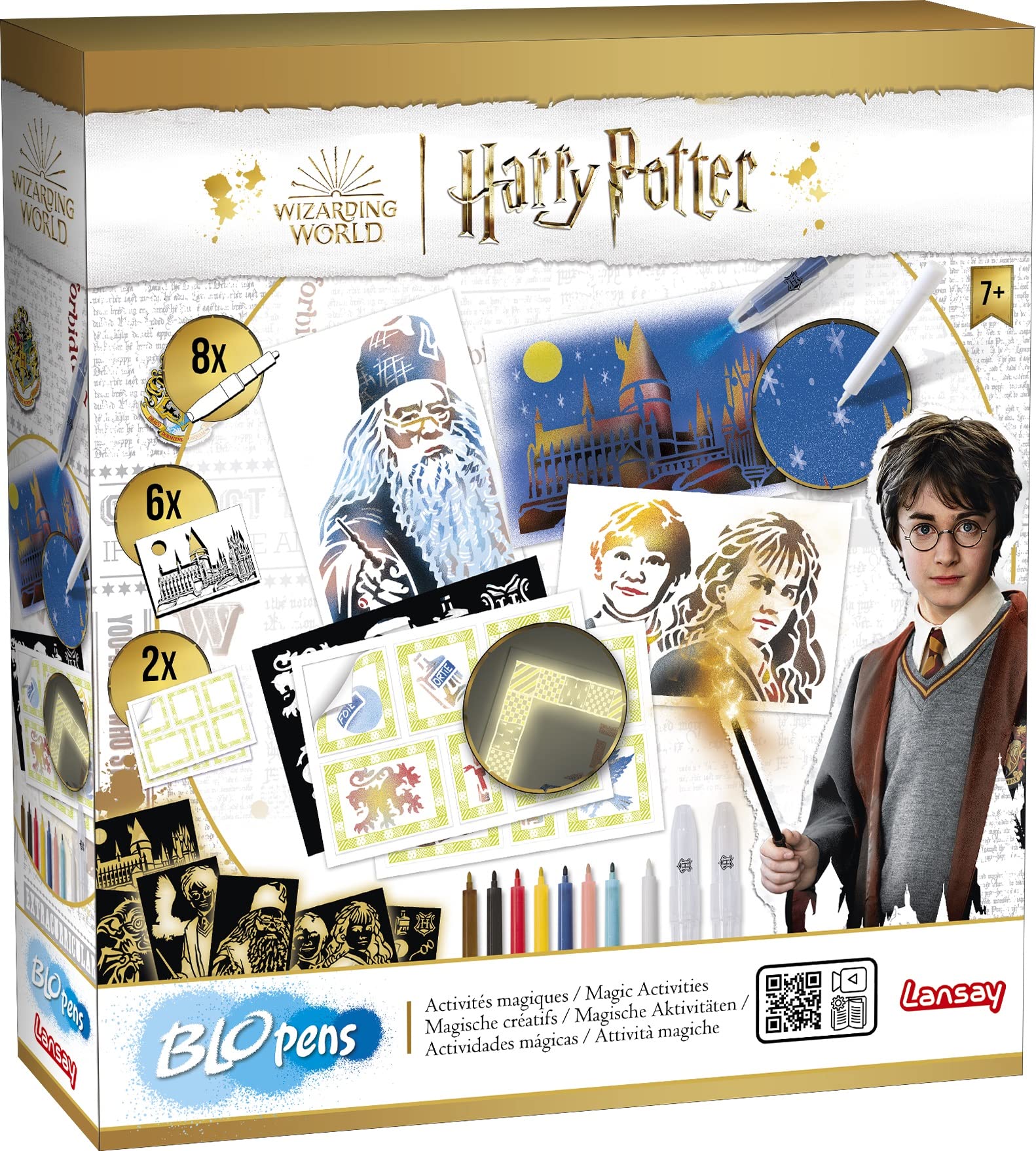 Lansay Blopens Harry Potter Leisure Set, Drawings and Colouring, from 7 Years, Black, Small - Image 2