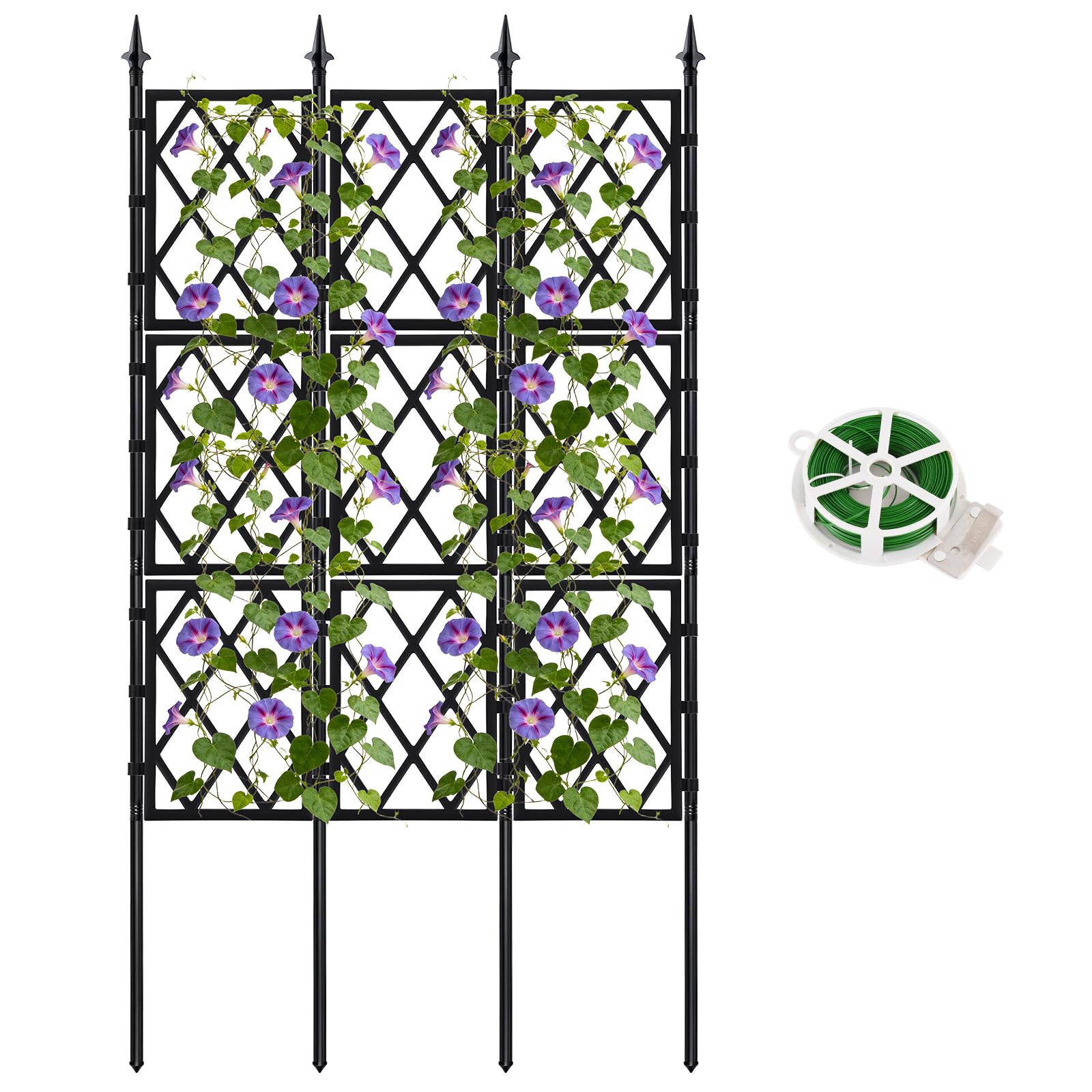 Photo 1 of DEVISEFUN 5.25FT Metal Garden Trellis