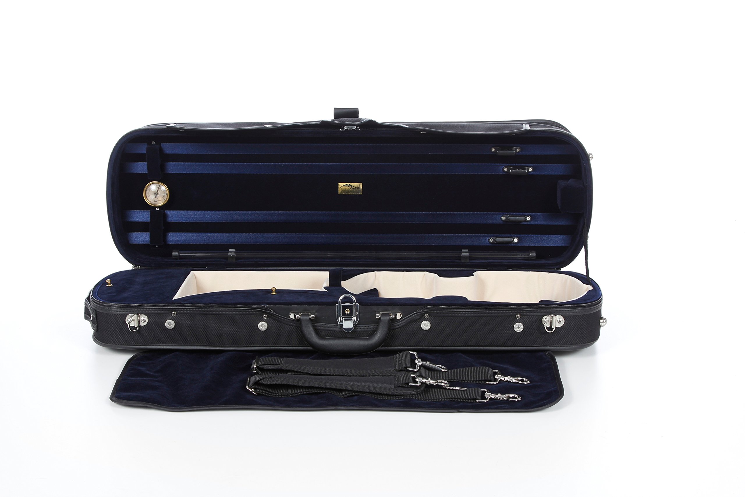 M-Case Custodia per Violino in Legno 4/4 Marineblau