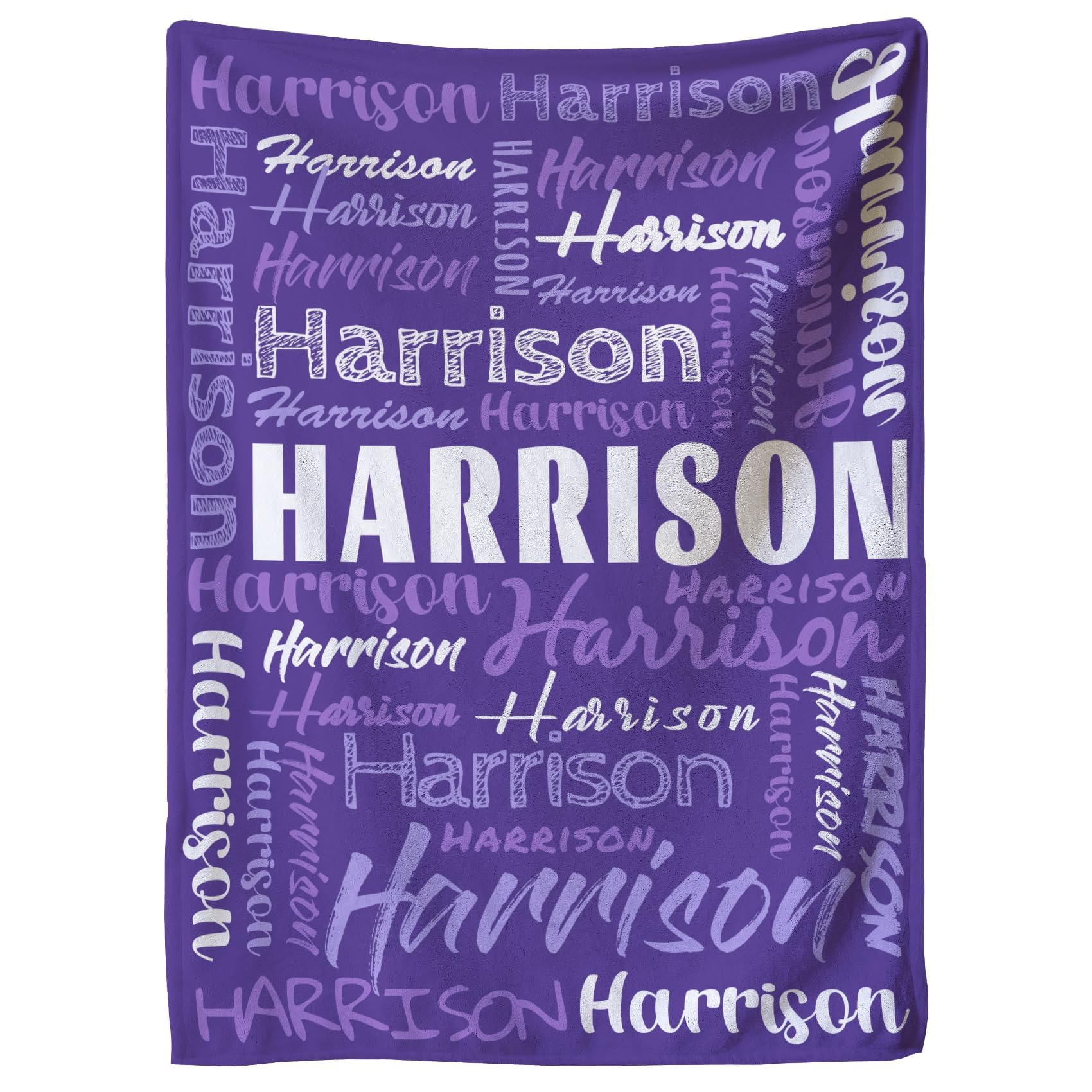 Personalised Baby Blankets,Custom Blanket,Name Blankets Personalized Kids,Personalized Blankets for adults,Throw Blanket for Baby Adults Friends Families Gift