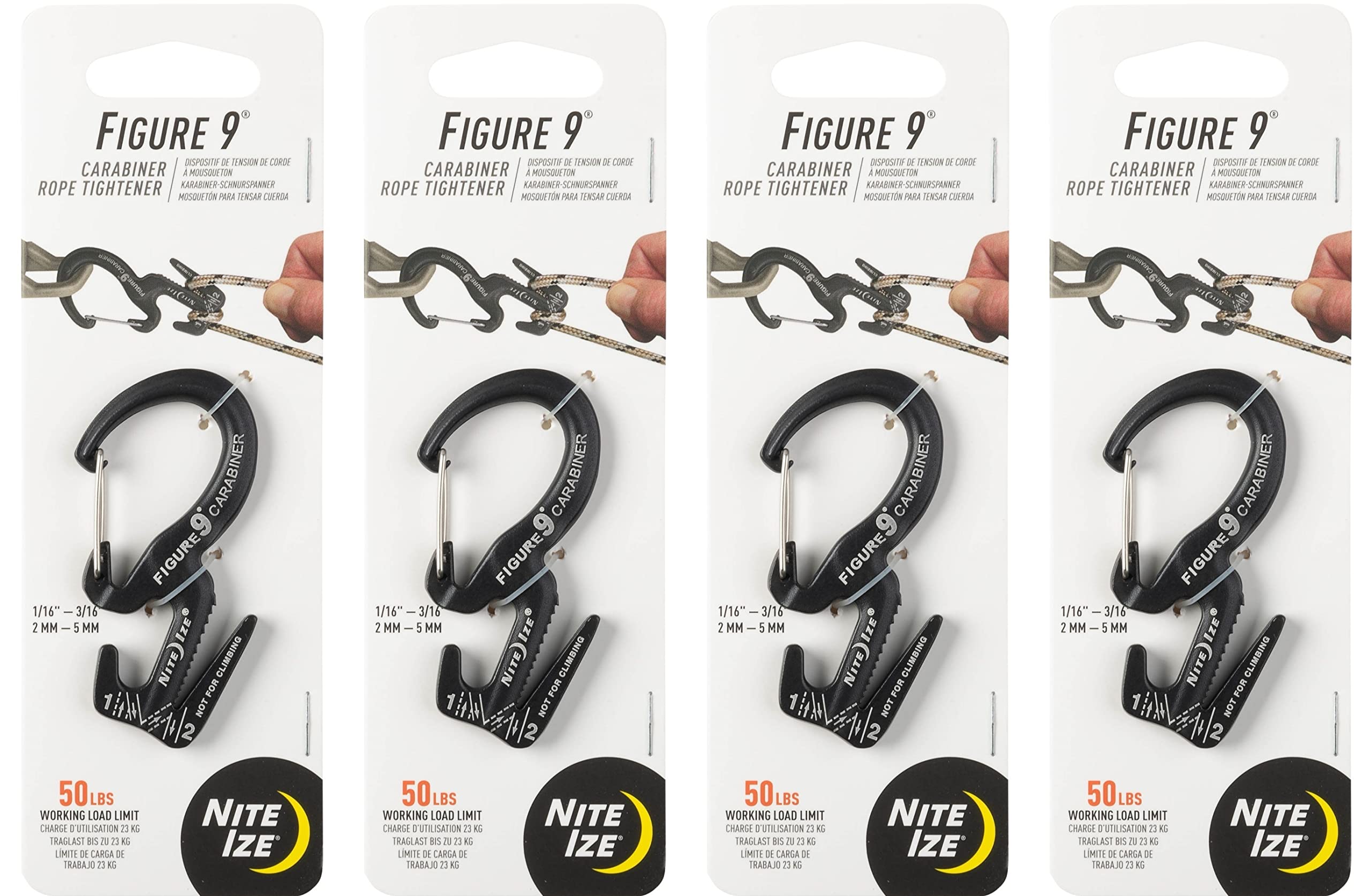 Figure 9 Carabiner Small Black Nite Ize C9s-02-01