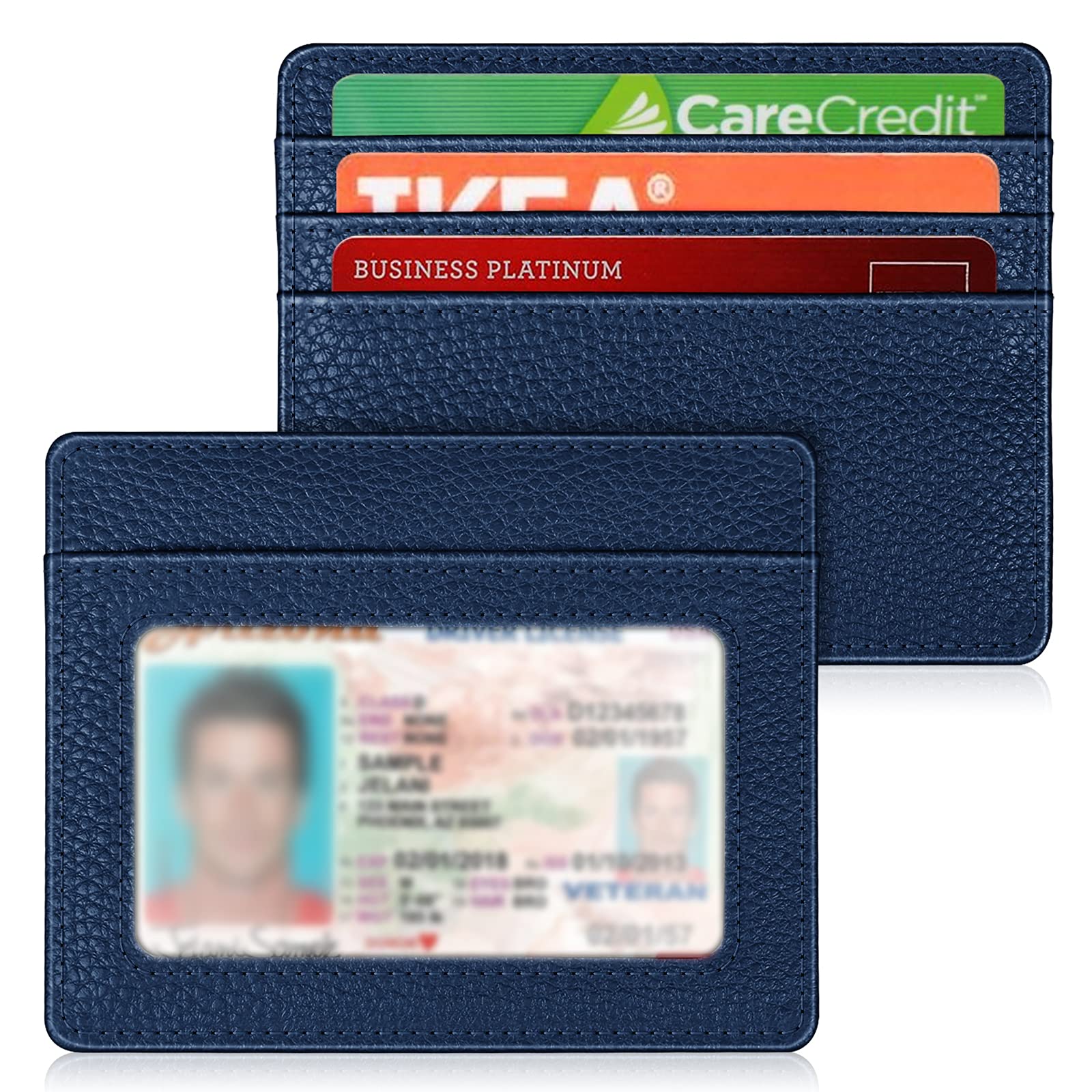 Fintie Slim Minimalist Front Pocket Wallet, RFID Blocking Credit Card Holder Card Cases with ID Window for Men Women