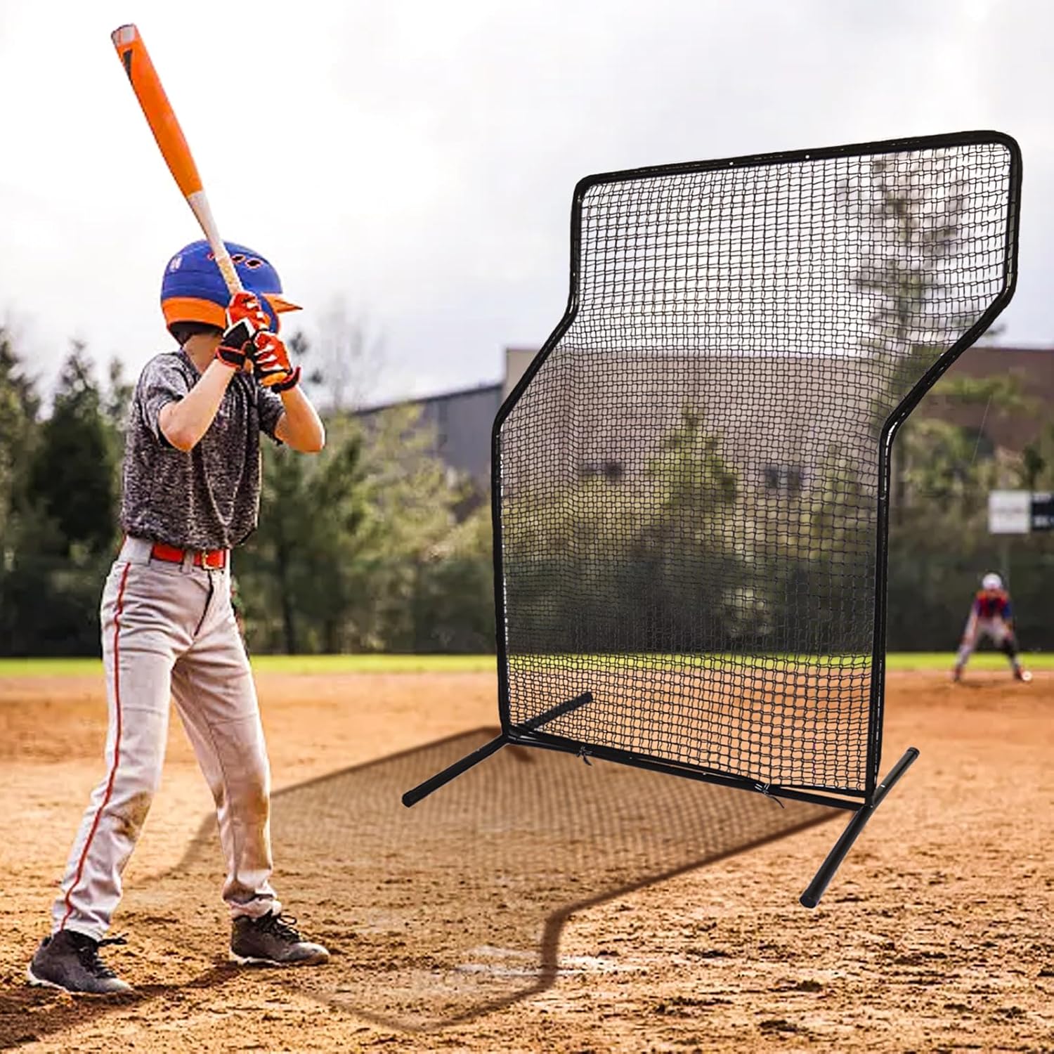 HIGOOD Baseball Protective Screen Net,7x5 FT Z Screen
