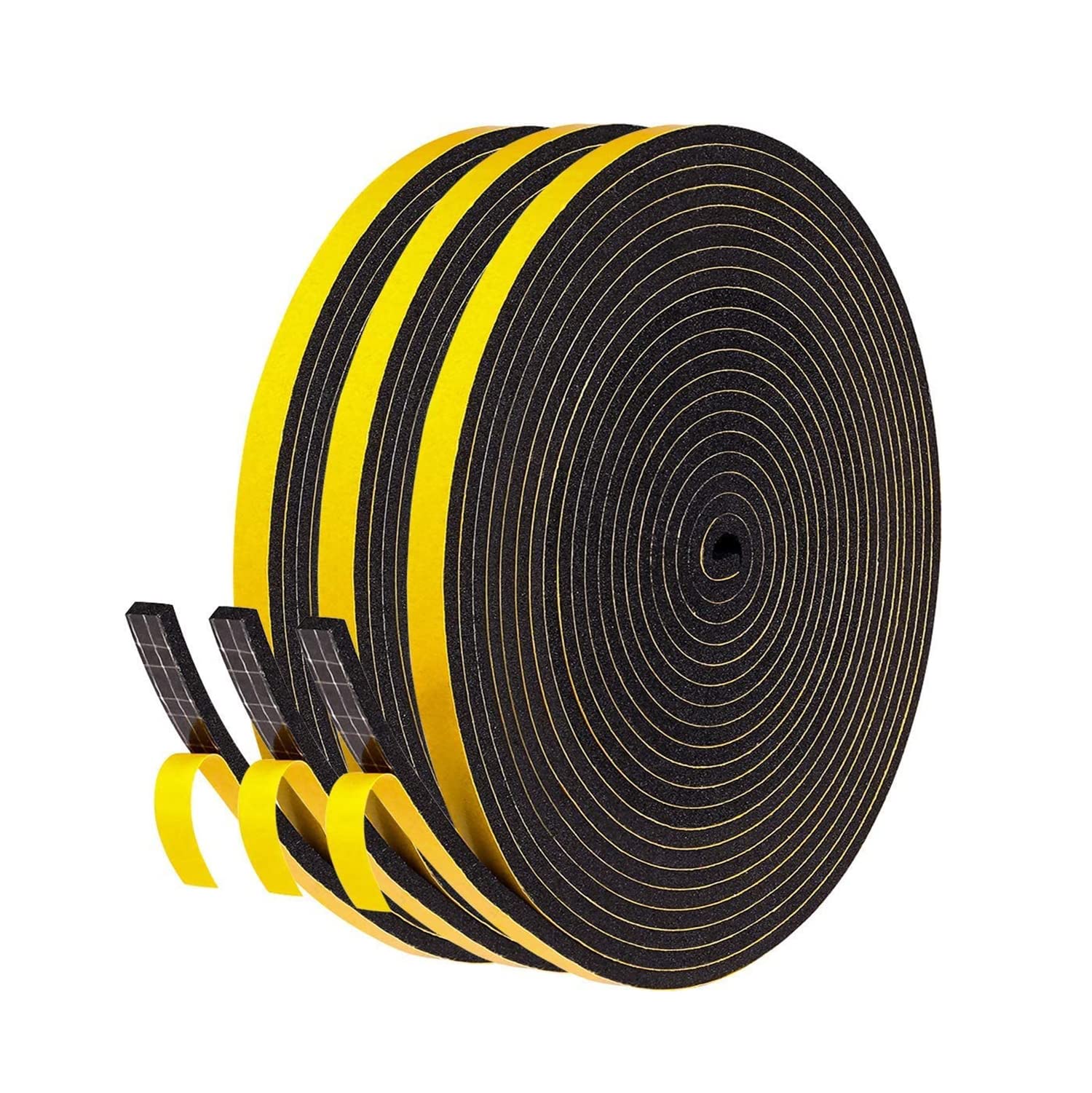 Buy MOXVIO Adhesive Weather Stripping for Doors, Window Foam Seal Strip