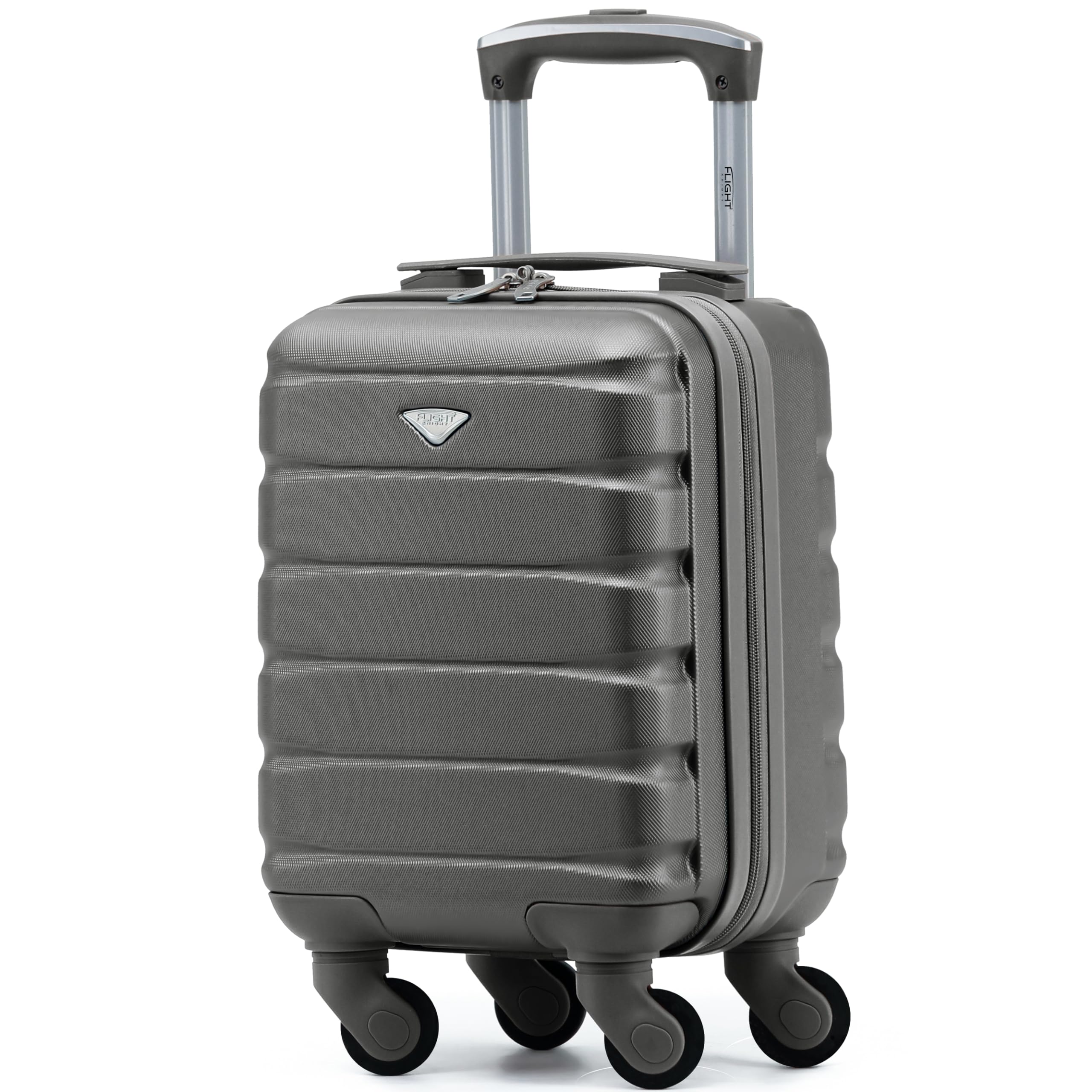 Flight Knight 56x45x25 EasyJet Cabin Bag, Jet2, British Airways Suitcase - Lightweight Small Durable 4-Wheel Cabin Case, Maximum Carry-On Size, ABS Hard Shell, 10kg Hand Luggage Bag- 56 x 45 x 25 — view 128