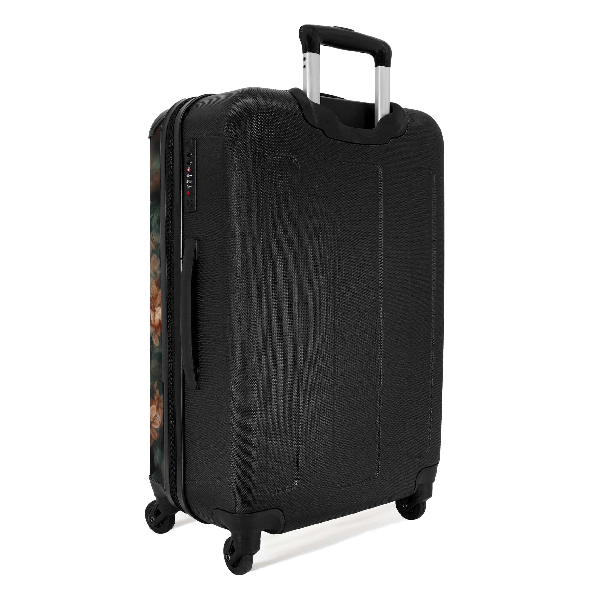 NoBoringSuitcases.com Maleta Mediana, Maleta Mediana 4 Ruedas, Maletas de Viaje Grandes 23 Kilos, Cerradura TSA, Maleta Grande, Maleta de Viaje (67 cm - 72 L), (Tigre - Verde)