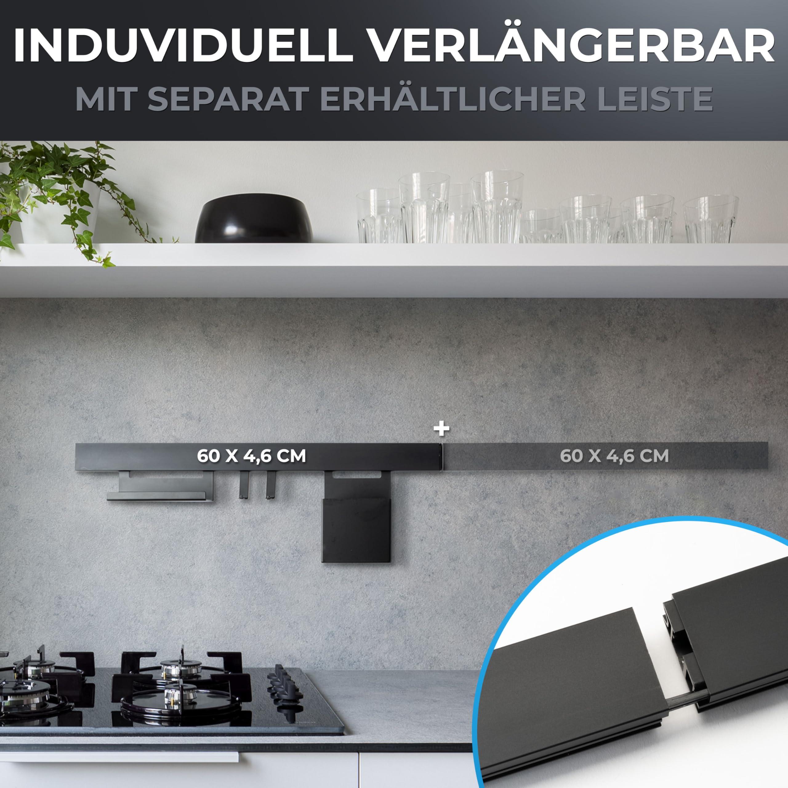 Keukenrail met Haken: Praktisch & Stijlvol voor je Keuken - TOP-atelier Keukenrail met Haken: Praktisch & Stijlvol voor je Keuken - TOP-atelier