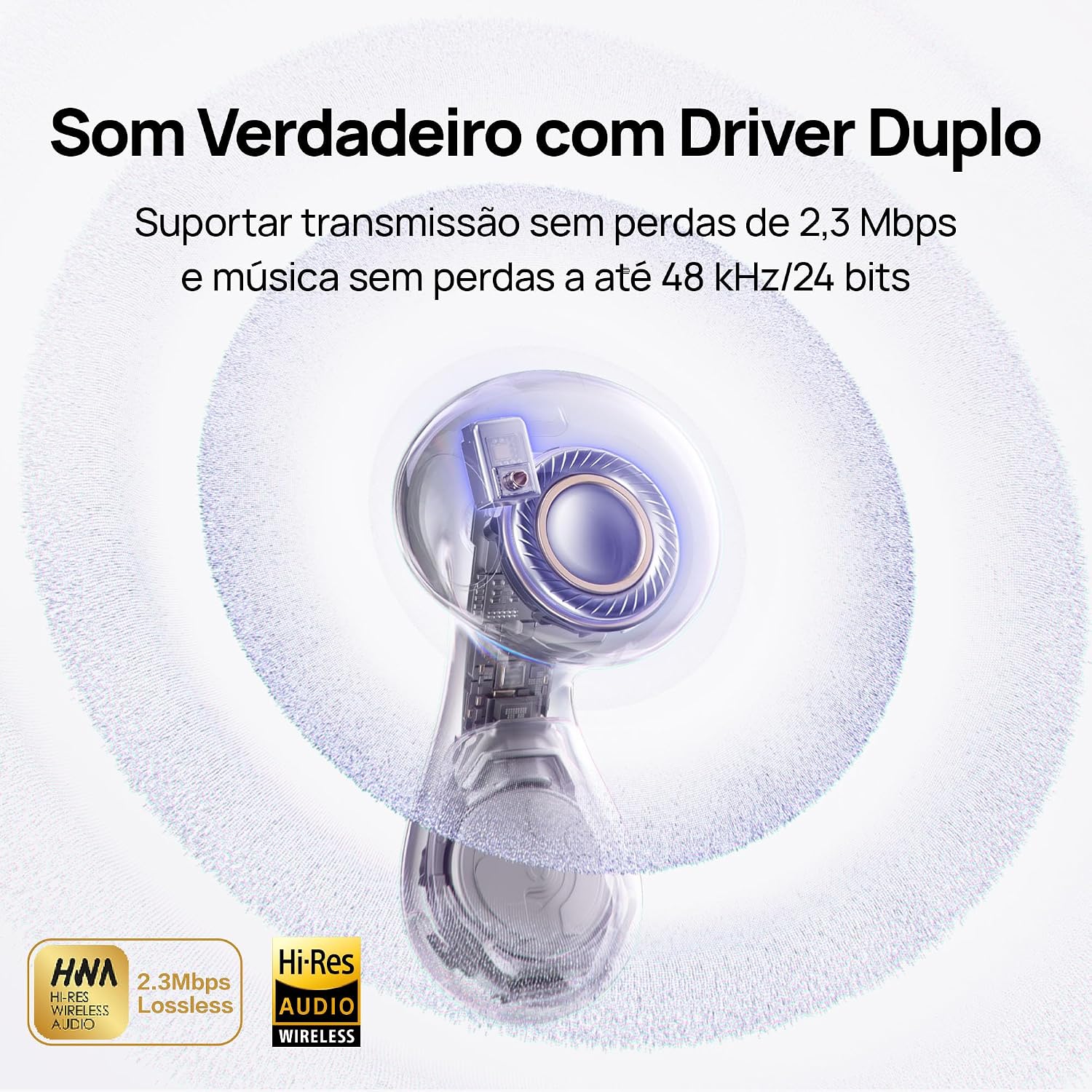 Fone de Ouvido Sem Fio, HUAWEI FreeBuds 6, Som Verdadeiro com Driver Duplo, Chamadas Estáveis e Claras, Uso Adaptável à Orelha, Cancelamento de ruído ANC de Encaixe Aberto, Preto Fone de Ouvido Sem Fio, HUAWEI FreeBuds 6, Som Verdadeiro com Driver Duplo, Chamadas Estáveis e Claras, Uso Adaptável à Orelha, Cancelamento de ruído ANC de Encaixe Aberto, Preto