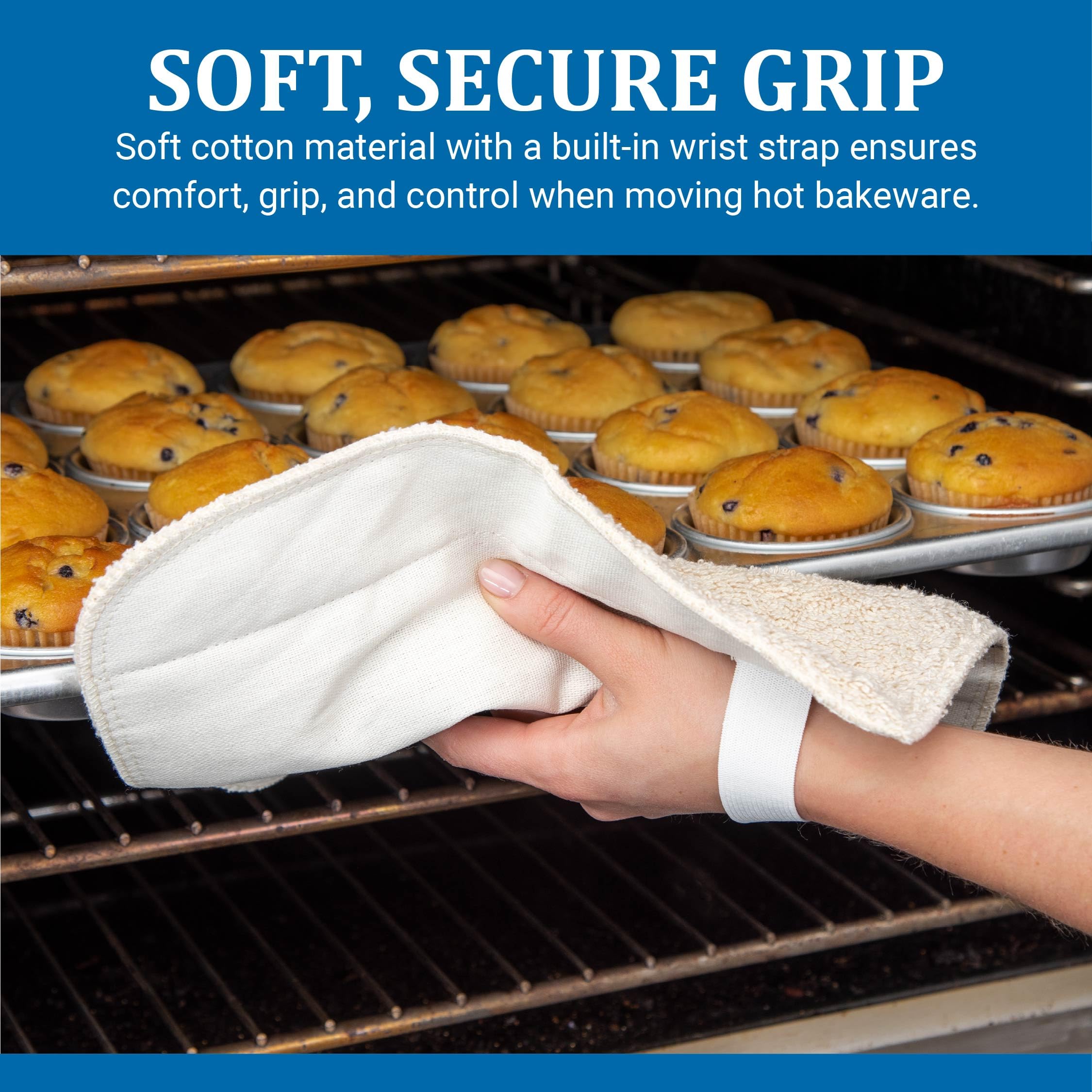 San Jamar 803PG Bestex Terry Cloth Pan Grabber with Wrist Strap