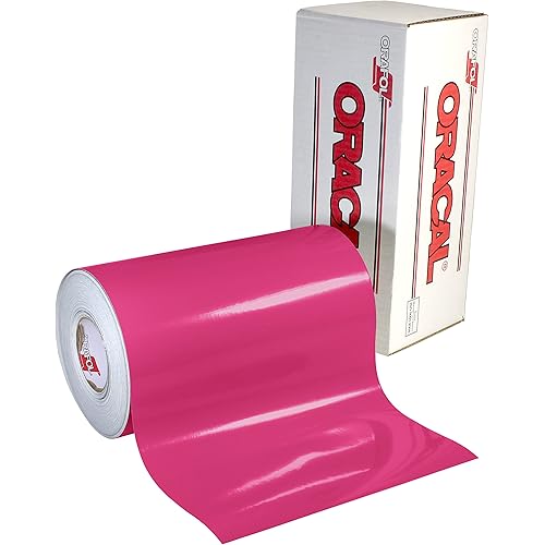 Oracal 651 Glossy Permanent Vinyl 12 Inch x 6 Feet - Pink
