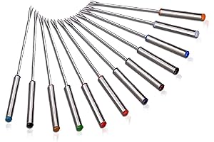 NutriChef Stainless Steel Fondue Skewers