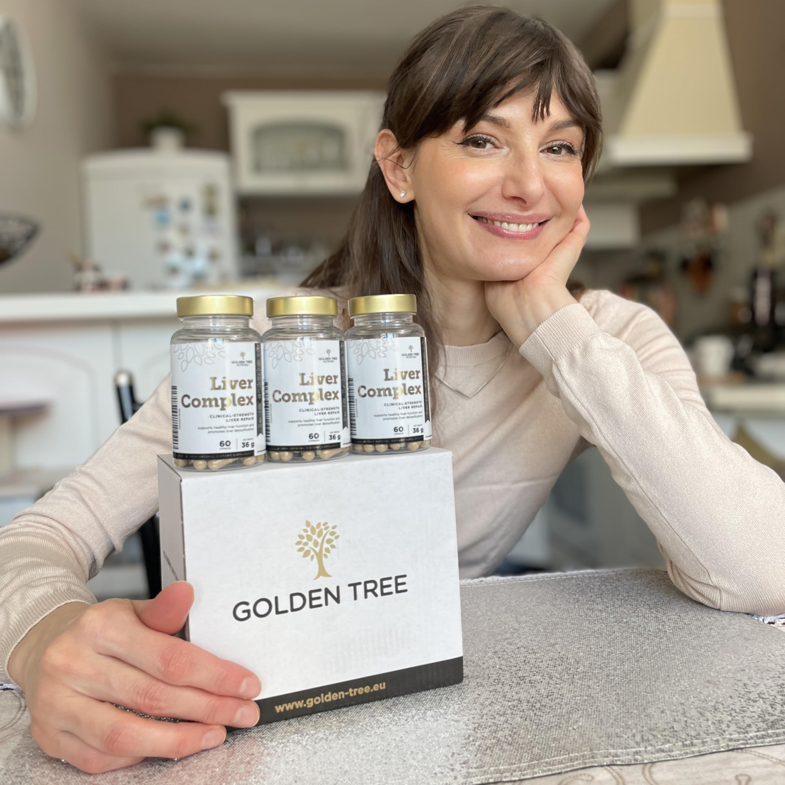 Golden Tree Liver Complex - Liver Complex Capsules with Milk Thistle,  Dandelion, Artichoke, Turmeric, Choline, Vitamins B6 B12 D3 E & Black  Pepper - 60 Vegan Capsules : Amazon.de: Health & Personal Care