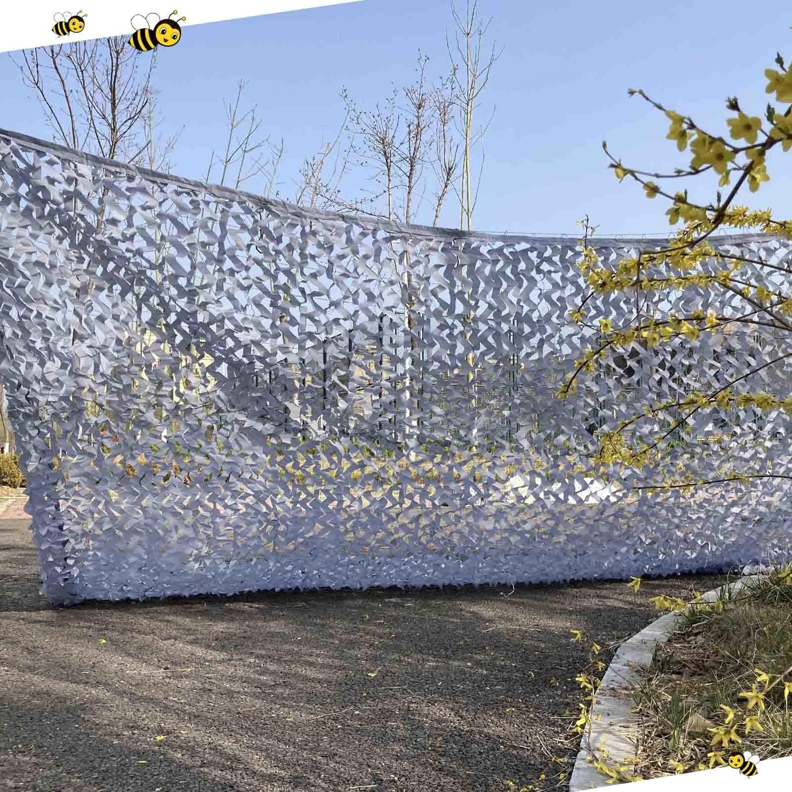 Tarnnetz grau,verstärkte Tarnung Net,Sonnenschutznetze Außenbereich,Garten schattennetze,Oxford-Gewebe,Auto-/Tarnabdeckung,Jagdkostüm, leichtes Camouflage Net,Grey-4x6m(13 * 19.7ft)
