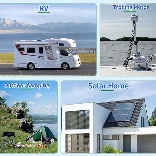 Miniatura 7 de Mini batería LiFePO4 de 12 V100 Ah, batería de litio 100 A BMS 12.8 V, batería Lifepo4 de 100 AH de hasta 15000 batería de ciclo profundo, energía