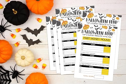 Miniatura 3 de Juego de pelea de Halloween, cuestionario amistoso, juego de baby shower, actividad de fiesta de Halloween, juegos familiares para adultos (30