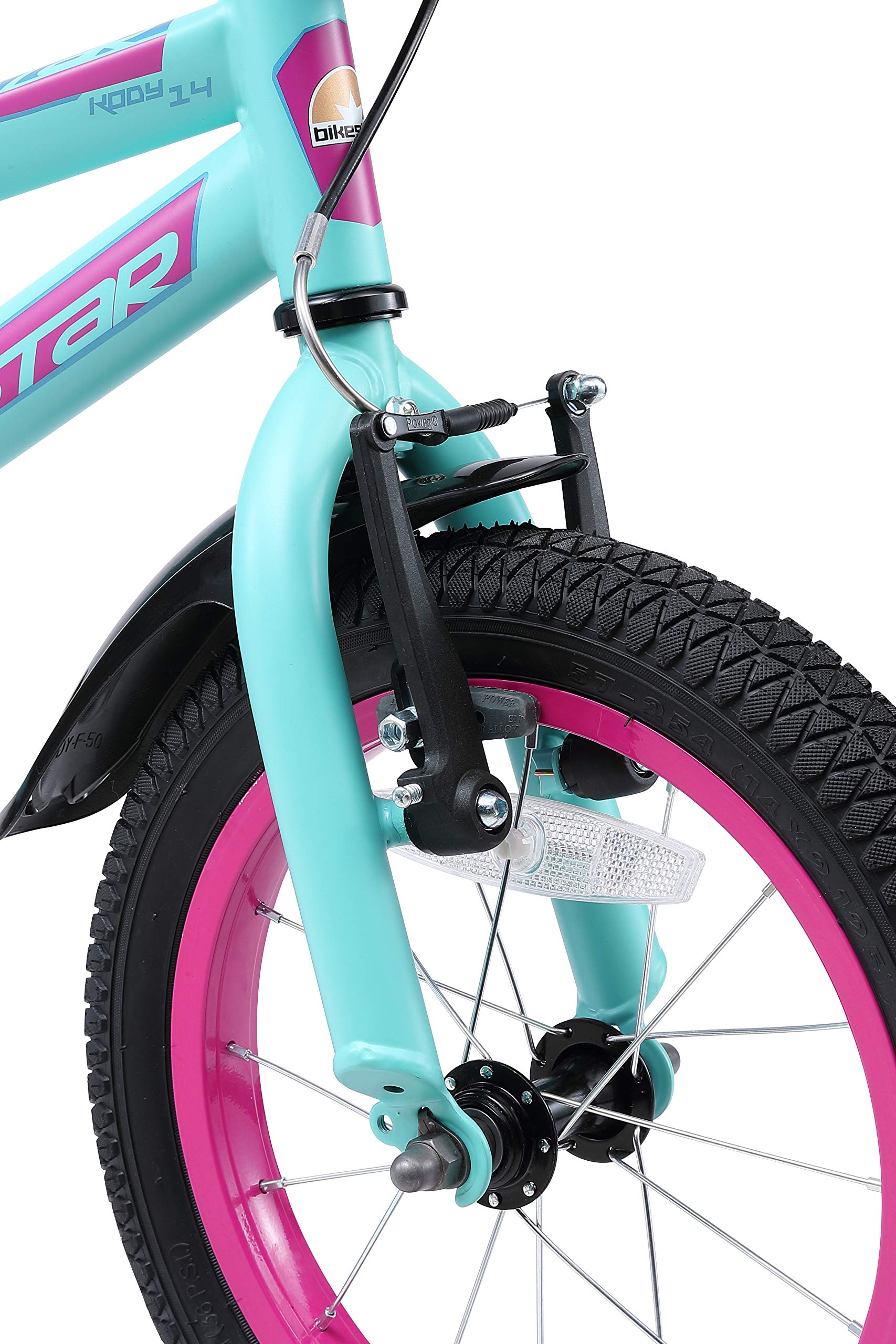 BIKESTAR Bicicleta Infantil para niños y niñas a Partir de 4 años | Bici de montaña 14 Pulgadas con Frenos | 14" Edición Mountainbike