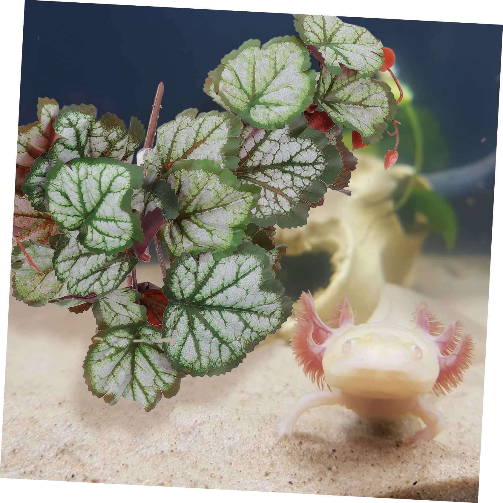 POPETPOP 5piezas Planta Artificial De Terrario para Reptiles y Acuarios Decoración De Acuario De Plástico Planta De Simulación para Peceras y Tanques De Reptiles Adorno Lifelike para