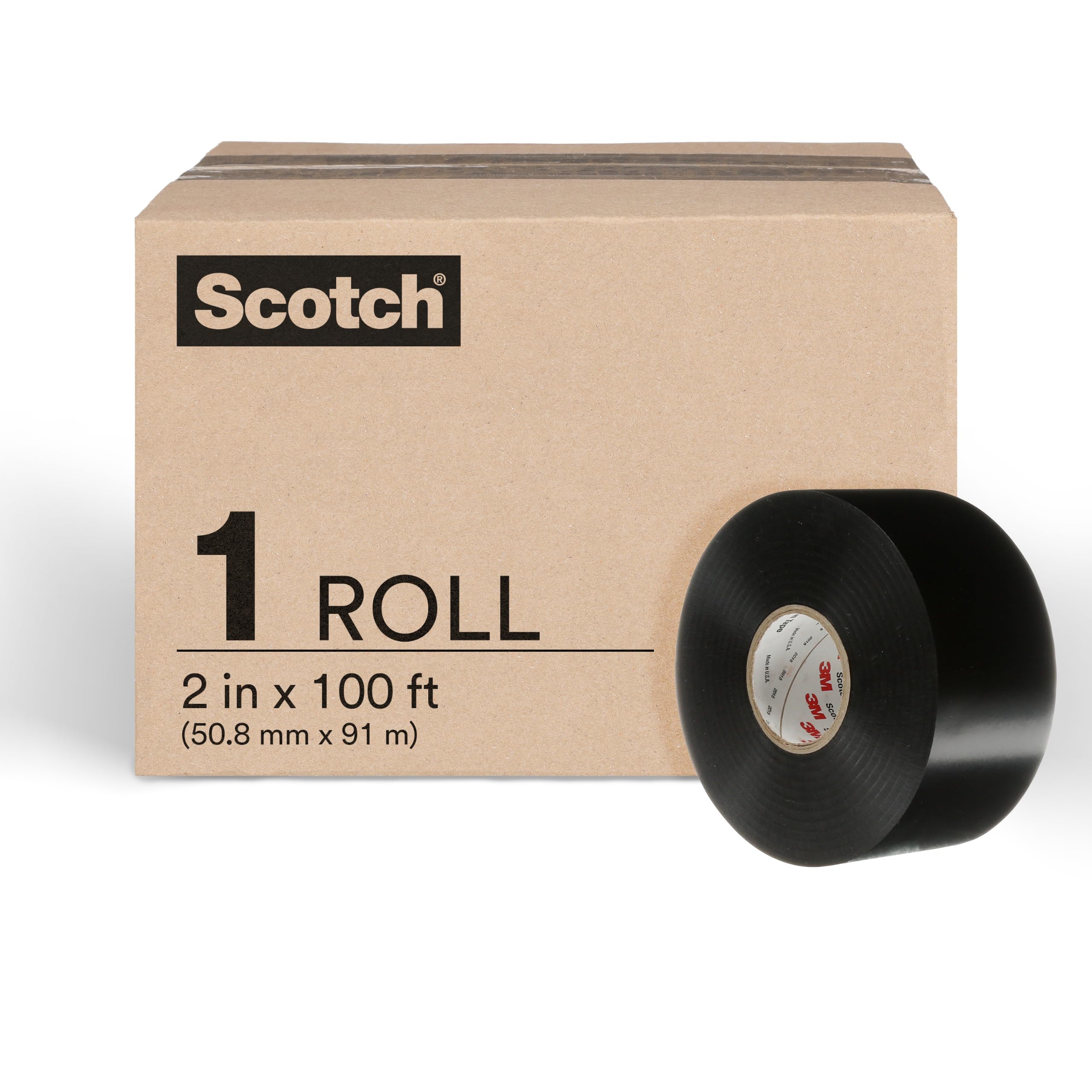 3M Scotchrap Vinyl Korrosionsschutzband 50, unbedruckt, 5,1 cm x 30,5 m, schwarz
