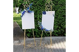 Exquisite 2-Piece Decorative Easel Stand for Weddings and Beyond