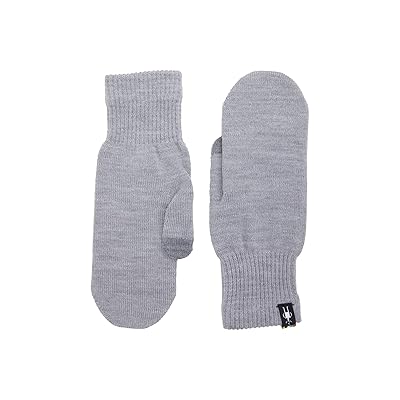 Smartwool Knit Mitt Extreme Cold Weather Gloves Light Gray Heather