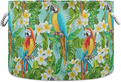 Miniatura 1 de visesunny Cesta de almacenamiento de loro de animales, cesta de almacenamiento de ropa, juguetes, organizador de almacenamiento de ropa, bolsa de