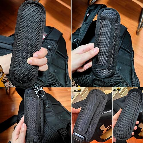 Miniatura 3 de Black Universal Shoulder Strap Pads Replacement Shoulder Pad Air Cushion Shoulder Relief Pad