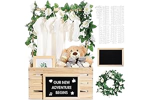 Wooden Pregnancy Announcement Closet