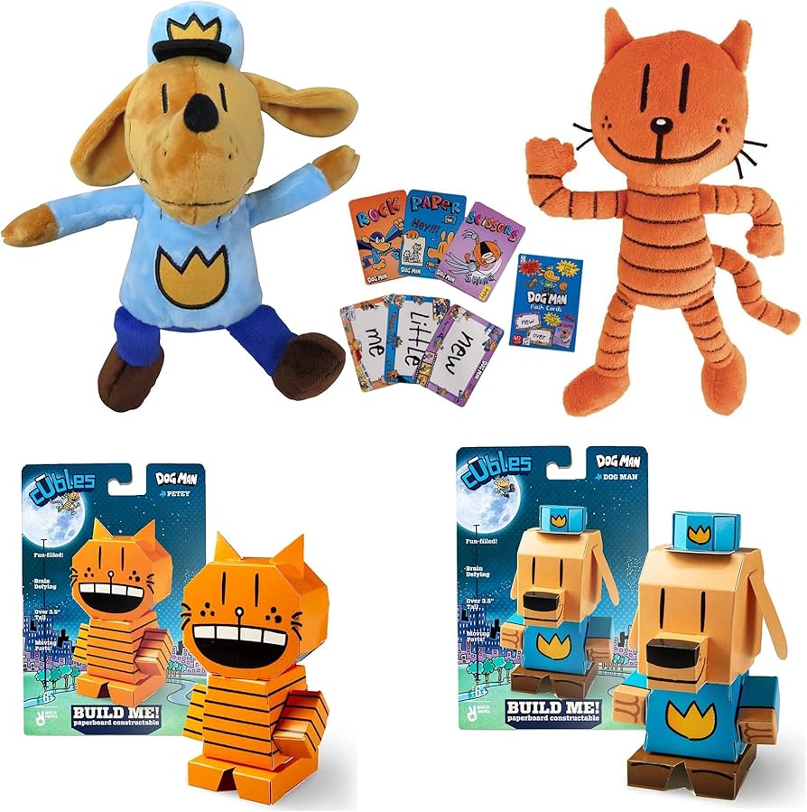 Amazon.com: Dav Pilkey Dog Man Hero Gift Set Includes Officially