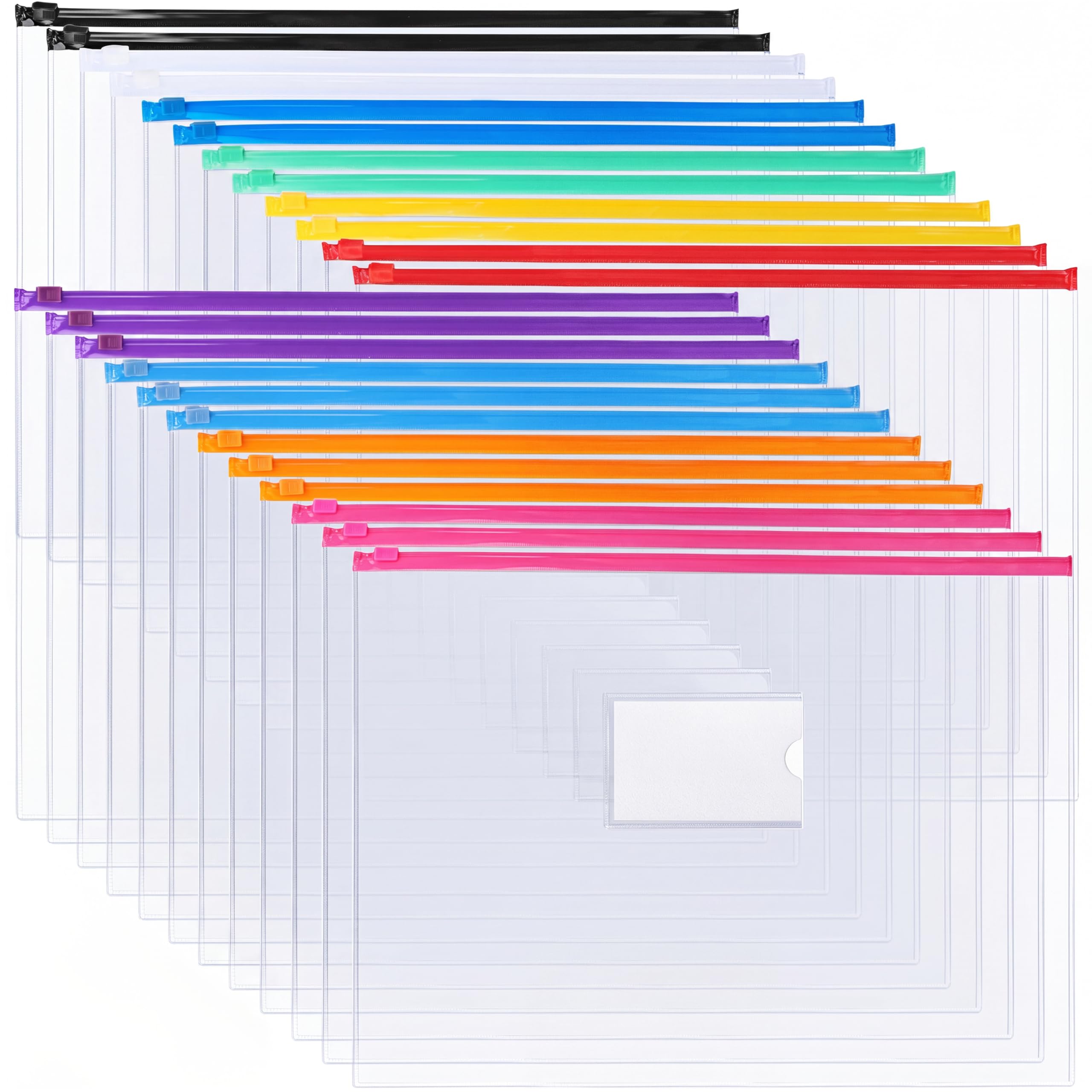 Amazon.com : EOOUT 24pcs Plastic Envelopes Poly Zip Envelopes