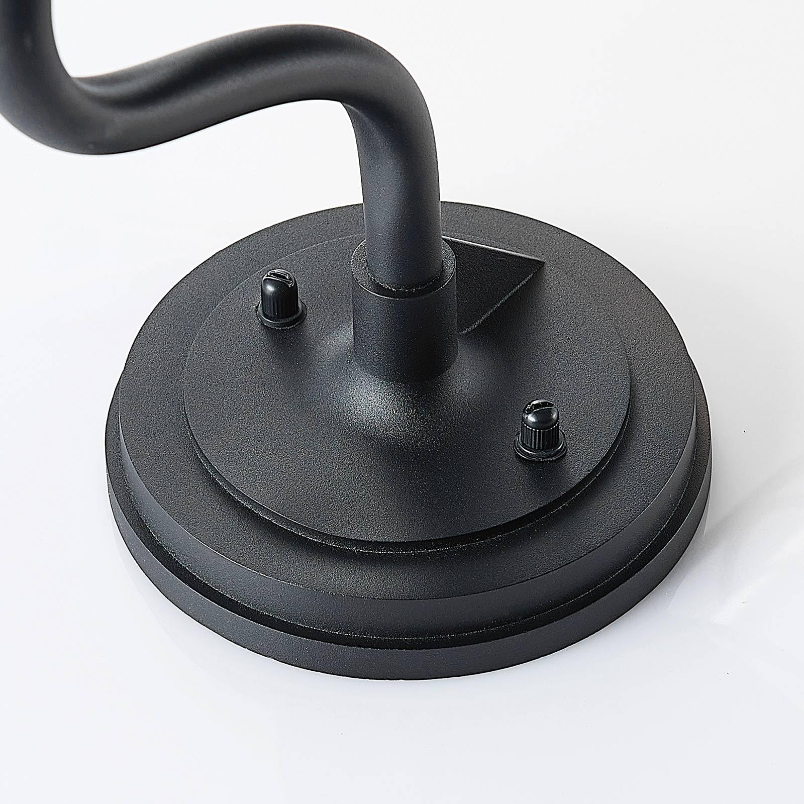 Lindby Wandleuchte außen (Laterne) Kyan (spritzwassergeschützt (Retro, Vintage Antik) in Schwarz aus Metall (1 flammig E27) - Außenwandleuchten Wandlampe Led Außenlampe Outdoor für