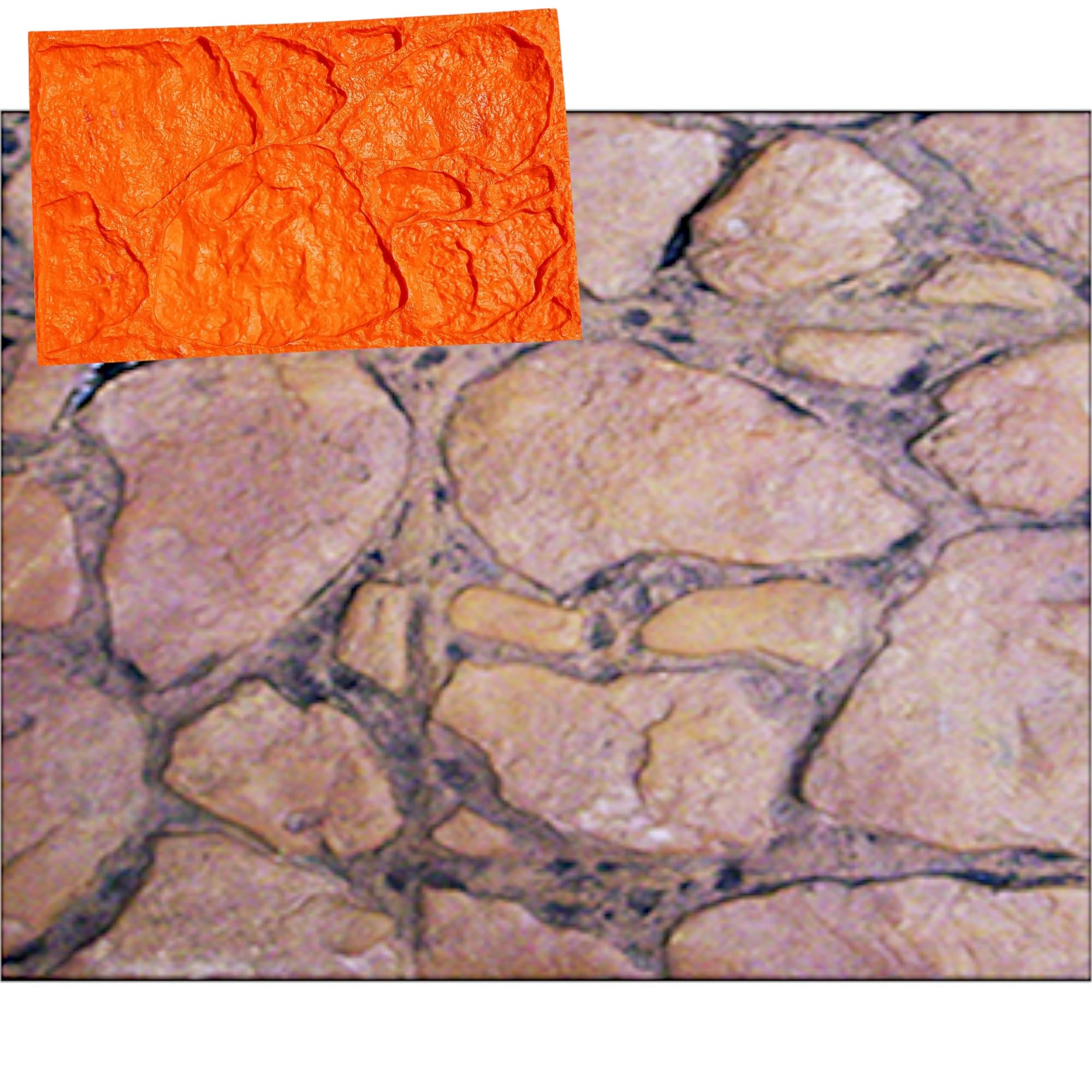 Molde para hormigón impreso tematización textura PIEDRA BOLONIA 59x29,5 cm- VERTICAL Moldes Hormigon Impreso Vertical, Paredes.