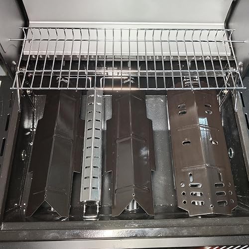 Miniatura 8 de Uniflasy Kit de piezas de repuesto para parrilla de gas Dyna-Glo DGH353CRP DGF350CSP DGH373CRP-D DGF371CRP-D, 3 placas de calor de acero porcelánico