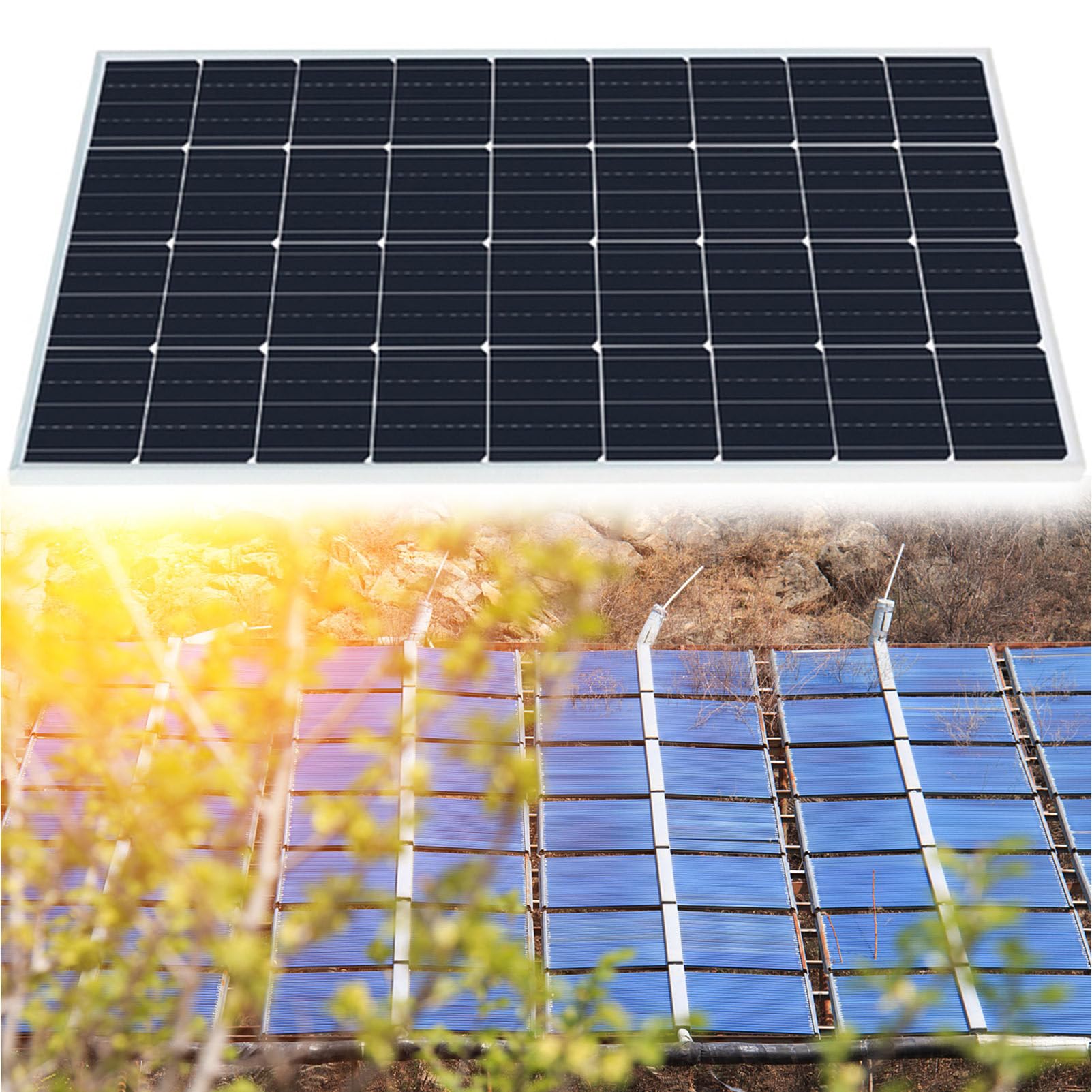 SXYKXYDL 200w/800w Flexible Solar Panel, Solar System Kit, Pv Module Battery, 18 Volt Solar Battery Charger With 40a Controller For Off-Grid Home Caravan,twopieces