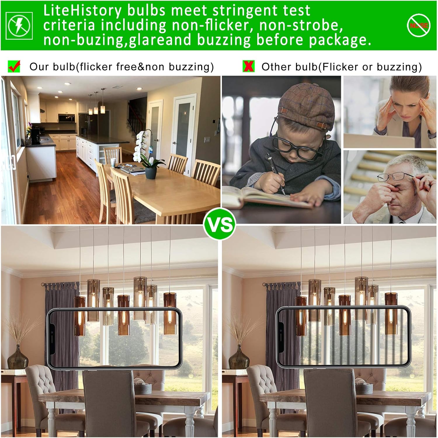 Amаzоn Crаzу 🔥 Dеаlѕ LiteHistory Dimmable E26 Light Bulb 6W Equal 60 watt led Light Bulb AC120V Warm White 2700K Edison Light Bulbs 60 Watt 600LM T10 led Bulb for Rustic Pendant,Industrial Pipe,Wall sconces,Vanity 6Pack Crаzу Dеаlѕ LiteHistory Dimmable E26 Light Bulb 6W Equal 60 watt led Light Bulb AC120V Warm White 2700K Edison Light Bulbs 60 Watt 600LM T10 led Bulb for Rustic Pendant,Industrial Pipe,Wall sconces,Vanity 6Pack