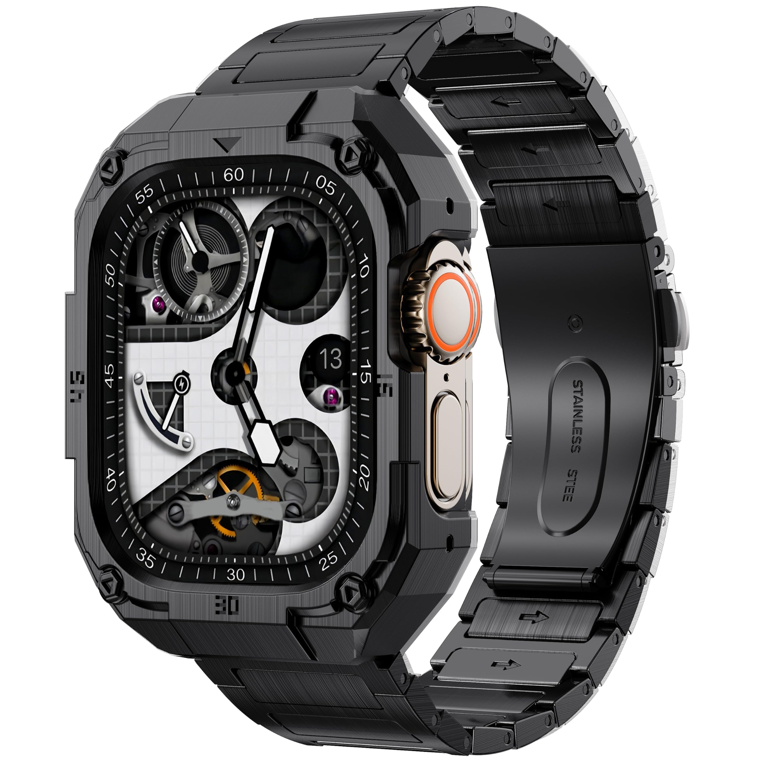 Amazon.co.jp: [CAGOS] for Apple Watch Ultra バンド 保護ケース 