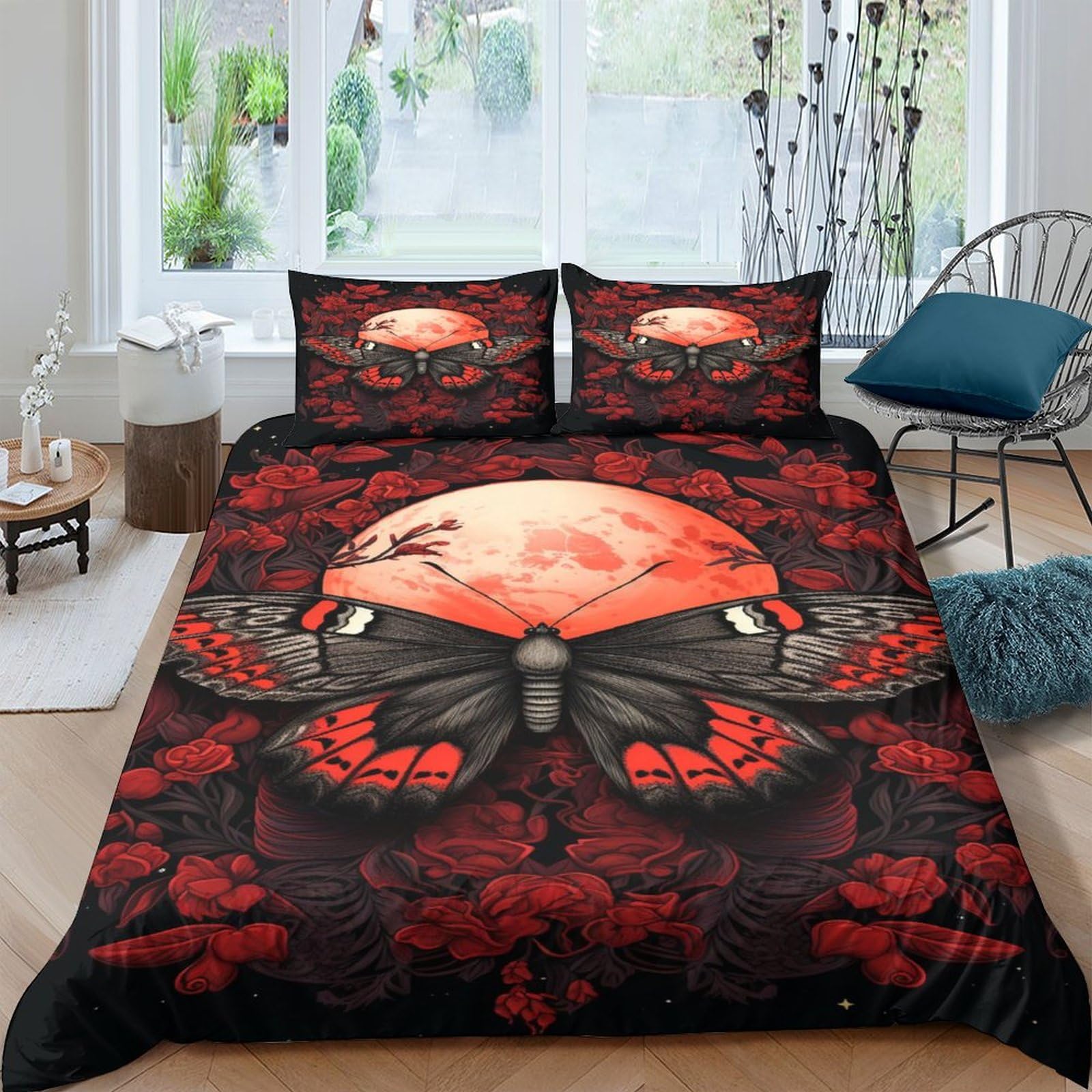 Housse de couette papillon 3D le cadeau idéal pour parure de lit enfants et adultes