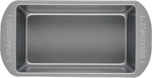Miniatura 9 de Farberware Utensilios para hornear antiadherente de 9 pulgadas x 5 pulgadas molde para pan, gris -