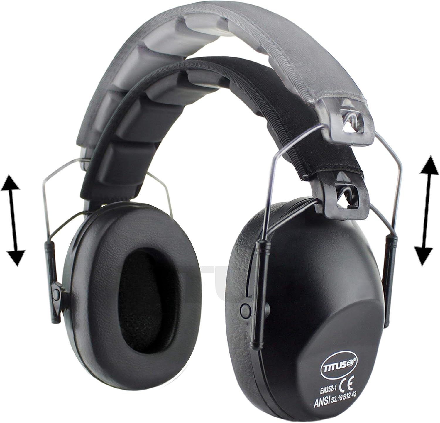 TITUS Slim-line Earmuffs and Safety Glasses Combo Pack