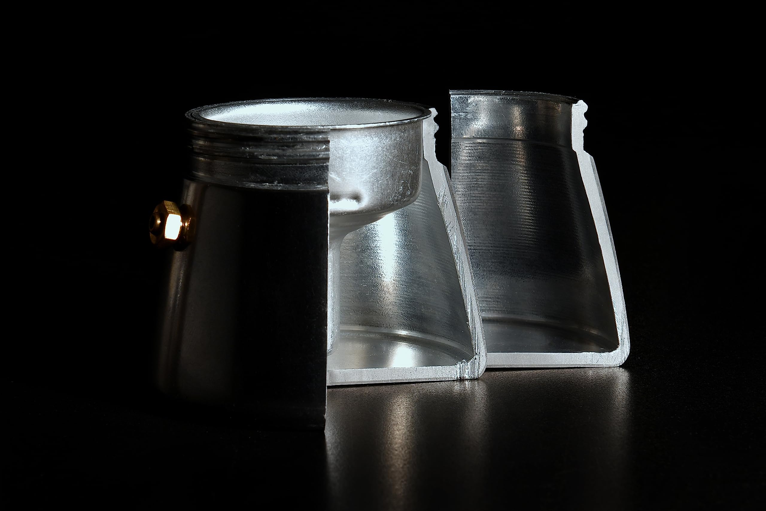 Lorren Home Trends Amika Made In Italy - Cafetera clásica para estufa, café italiano, 3 tazas