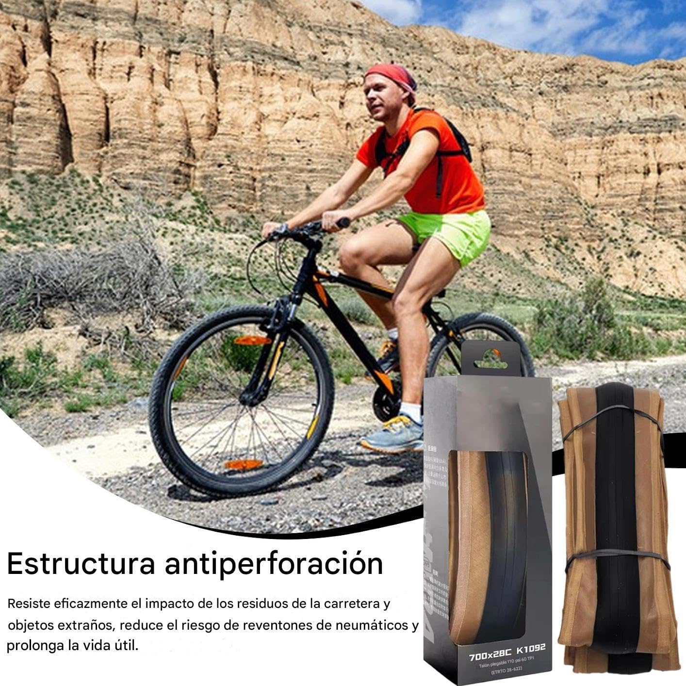 Pneumatici da montagna, da strada, 700 x 28c, ultraleggeri, pieghevole, anti-foratura, per sport, ciclismo, uso urbano, pignone fisso, giovani, uomini e donne