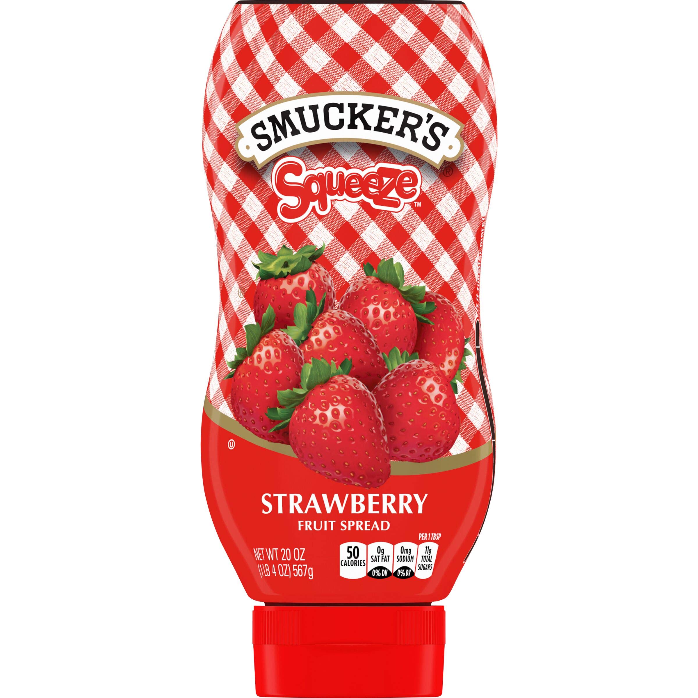 Smucker's Squeeze Strawberry fruit spread 567g